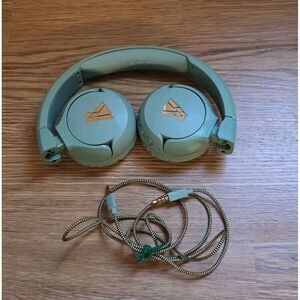 Pogs Wired Kids Headset  Green Tested Working Condition